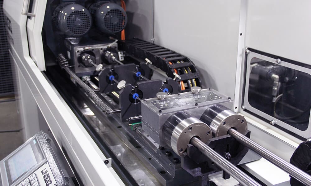 two spindle gun drilling machine