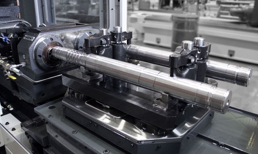 Off-center automated drilling machine
